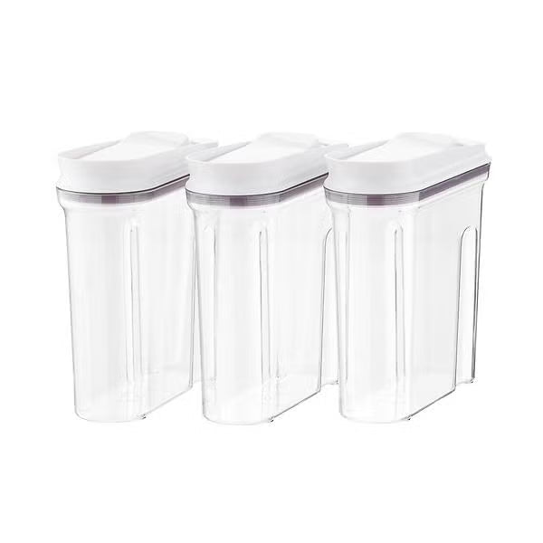 3.4 qt. Medium POP Cereal Dispenser Set of 3